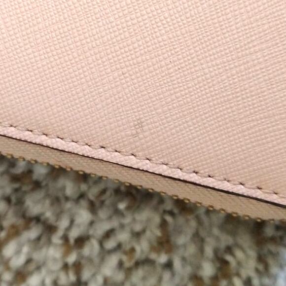 Kate Spade Light Pink Zip Around Wallet Leather Pre-Owned - Picture 6 of 16
